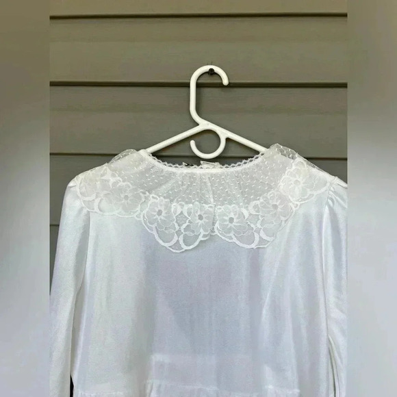 Petite Fleur Vintage Slip Dress and Duster Robe Peignoir Ensemble Set Sz 36/38 - Picture 9 of 11